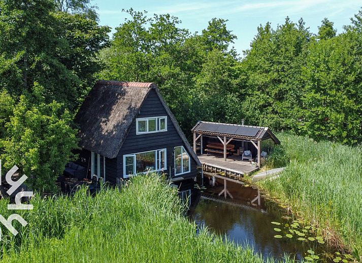 Unterkunft 5501116 • Ferienhaus Noordwest Overijssel • Prachtig Rietsnijdershuisje met trampoline en terras aan de 