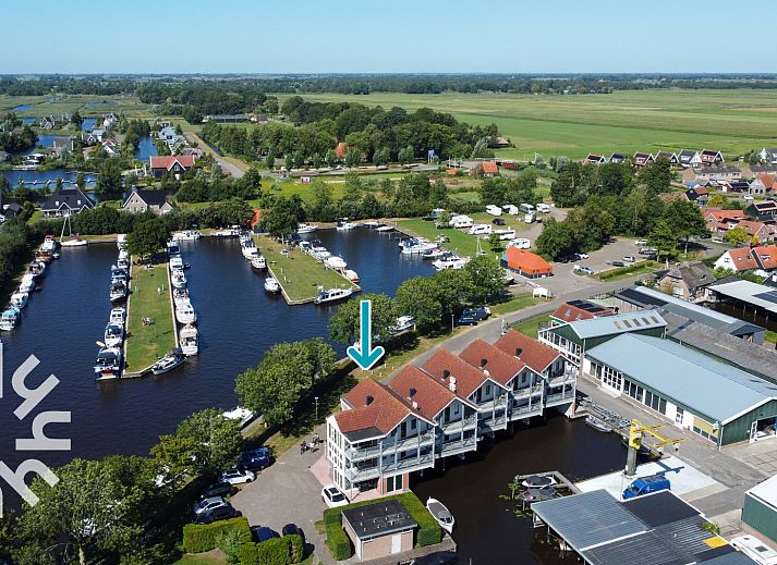 Guest house 5501124 • Holiday property Noordwest Overijssel • 6 persoons appartement in Giethoorn met uitzicht over het 