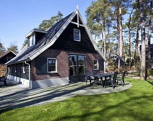 Gemtliches Ferienhaus Geheim van Otterlo Sauna 8 in Otterlo, Veluwe, Gelderland mit groem Garten und Terrasse inmitten der Natur.